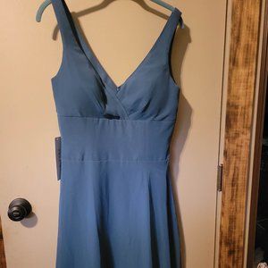 Bridesmaid dress from Azazie in Ink Blue